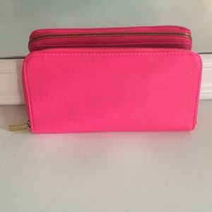 Neon Pink Wallet from Target