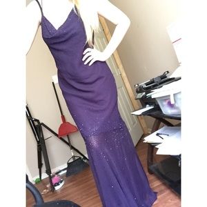 💜Purple Sparkle Evening Gown💜