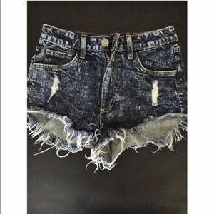 Denim shorts