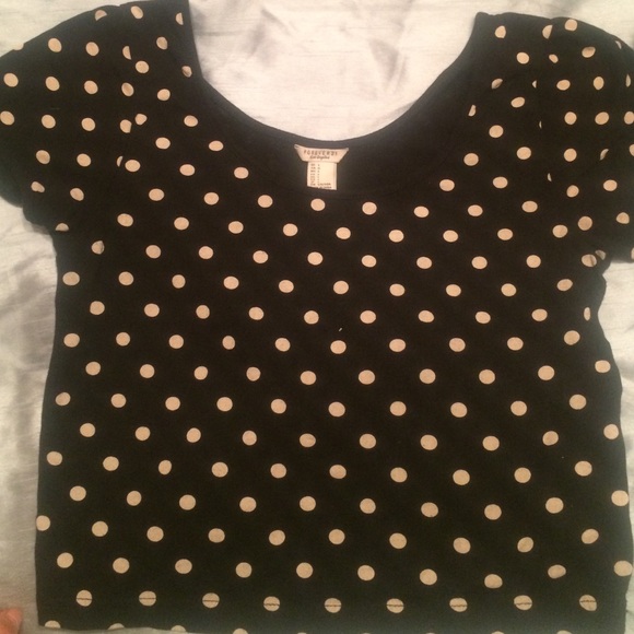 Polka dots crop top - Picture 2 of 4