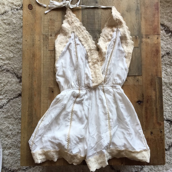LF Dresses & Skirts - LF Crochet Trim Romper *NEW*