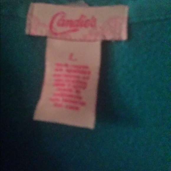 Candies Teal Girls Top - Picture 3 of 4