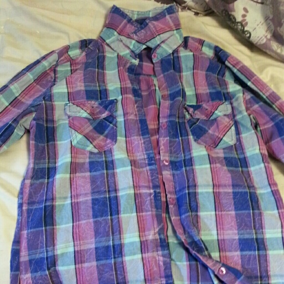 Plaid long sleeve