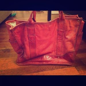 Leather Frye Handbag "Campus Shopper"