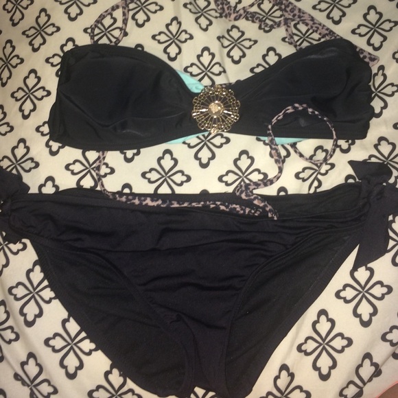 black bathing suit