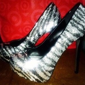 Zebra heels