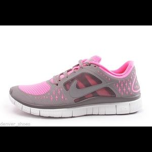 Pink Nike Free Runs
