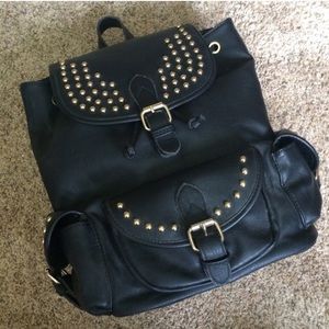 BEBE leather backpack