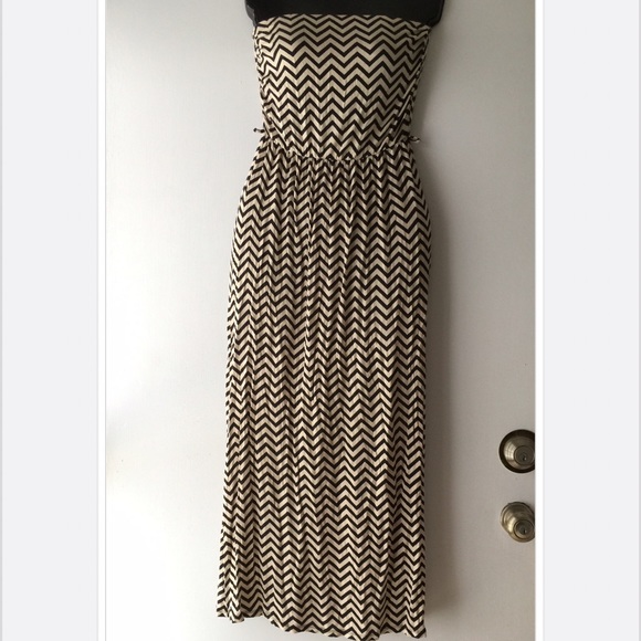 Chevron print maxi
