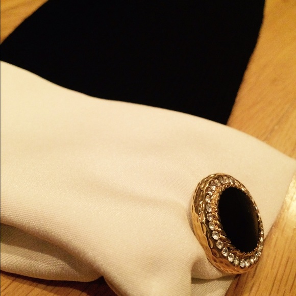 St. John business suit black with gold buttons - Picture 4 of 4