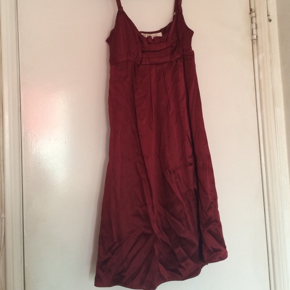 Studio M wine silk dress