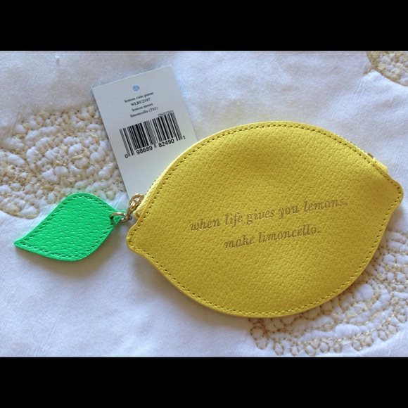 kate spade Clutches & Wallets - NWT Kate Spade Lemon coin purse Make Limoncello