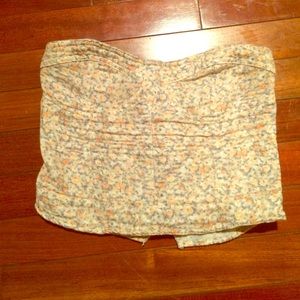 Floral Bustier Crop Top NO TRADES
