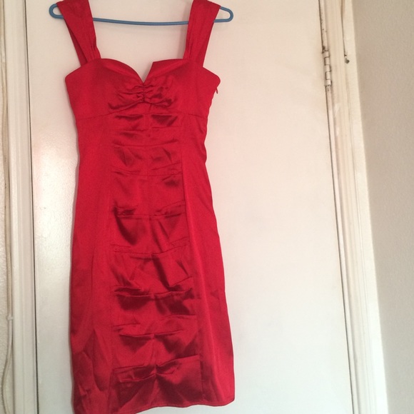 Morgan and company red dress