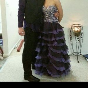 Purple prom dress