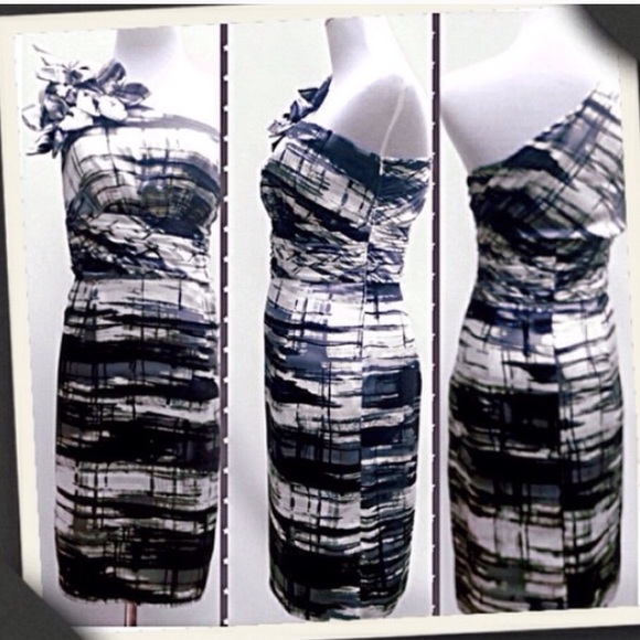 Printed Charmeuse Dress