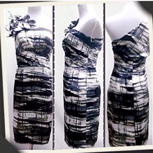 Printed Charmeuse Dress