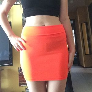 Orange skirt