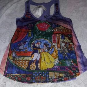 DISNEY Cinderella Tank Shirt - sz sm - NWT
