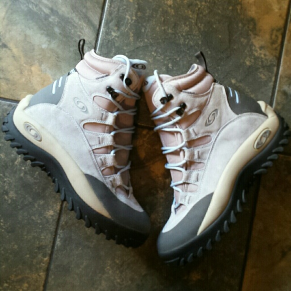 ♡ sold♡ Solomon light blue rugged boots - Picture 2 of 4