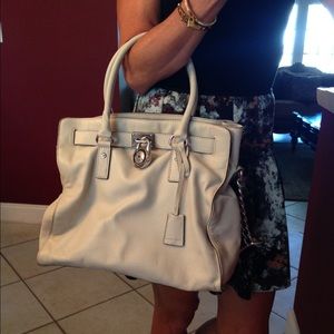 White MK Purse