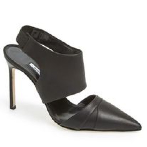 Manolo Blahnik two piece pointed toe pump