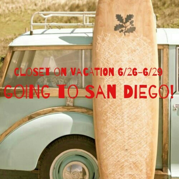 Closet will be on vacation