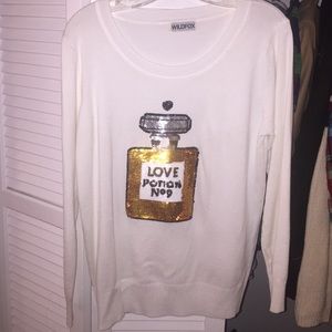 wildfox sequin sweater
