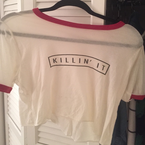 Brandy Melville Killin It Crop Top