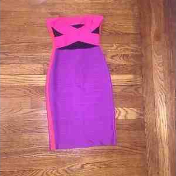 Authentic Herve Leger Strapless Dress