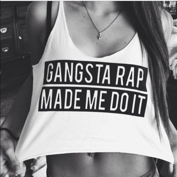 Brandy Mellvile Ganga rap crop top