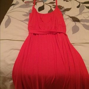 Coral dress