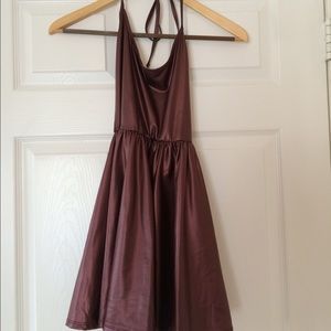 American Apparel Metallic Skater Dress