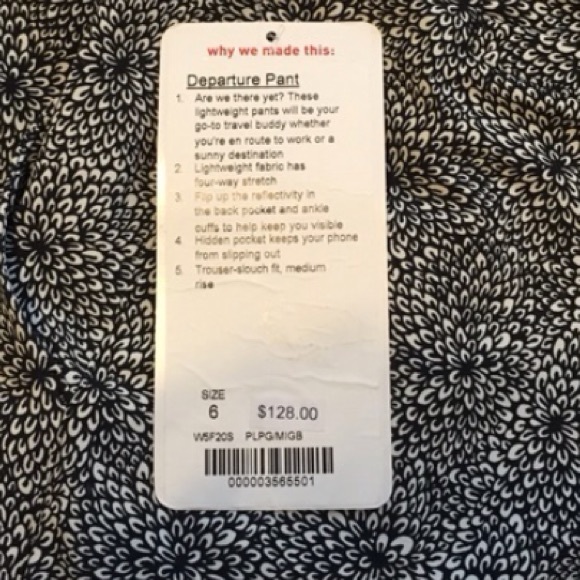 SOLDDDDDD Lululemon Departure Pants - Picture 3 of 3