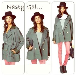 Nasty Gal Keep a Secret Trench