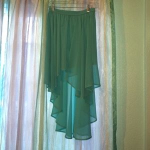 High low skirt
