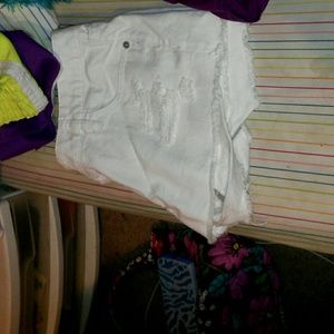 White Shorts