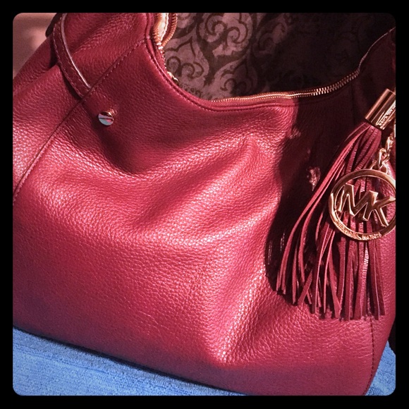 SOLD ON ANOTHER SITE MK leather bag