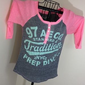 American Eagle Outfitters Baseball Tee