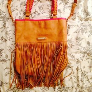 Steve Madden - fringe hobo handbag