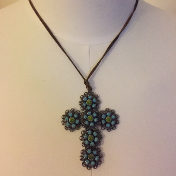 Blue stones cross