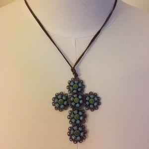 Blue stones cross