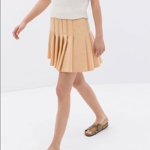 Zara pleated skirt