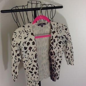 Almost Famous Leopard Cardi