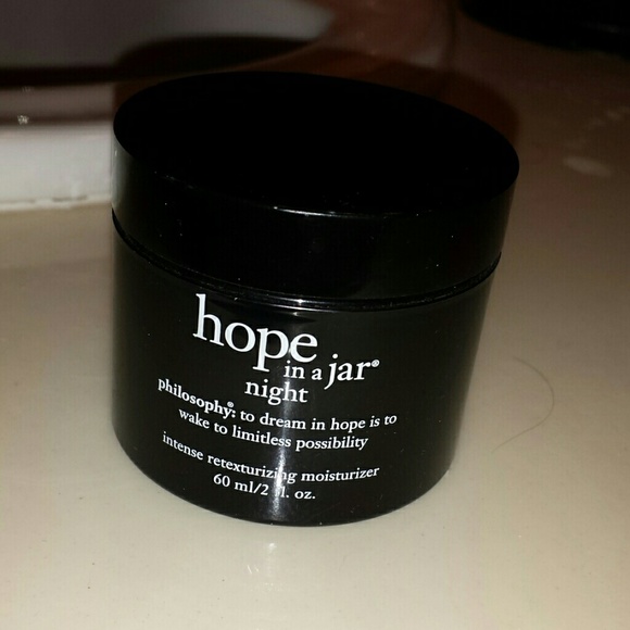 Philosophy hope in jar night