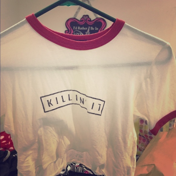 Pacsun killin it crop top brandy Melville