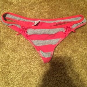 stripped thong