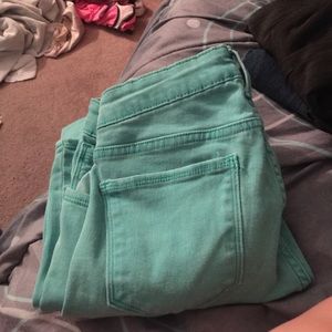 Blue capris from old navy