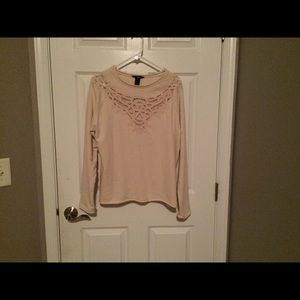 super cute cut out sweater
