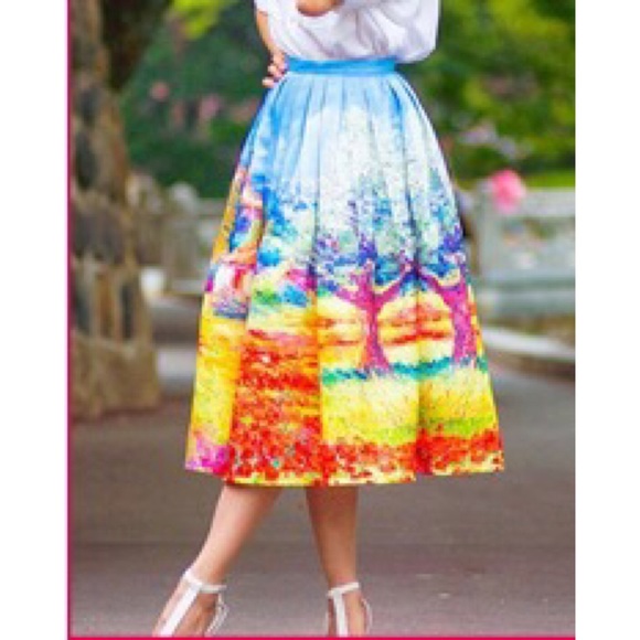 Vantage beautiful colorful skirts - Picture 2 of 4